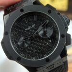 Hublot Big Bang 20th Anniversary Ceramic All Black Chronograph Best Replicas BBA Factory 43mm - Image 5