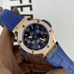 Hublot Replica Watch Big Bang Chronograph King Gold Blue Dial 44mm - Image 2