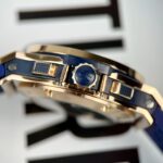 Hublot Replica Watch Big Bang Chronograph King Gold Blue Dial 44mm - Image 6