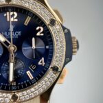 Hublot Replica Watch Big Bang Chronograph King Gold Blue Dial 44mm - Image 5