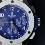 Hublot Clone Watch Big Bang Chronograph Blue Dial 44mm - Image 4