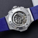 Hublot Clone Watch Big Bang Chronograph Blue Dial 44mm - Image 9