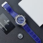 Hublot Clone Watch Big Bang Chronograph Blue Dial 44mm - Image 2