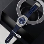 Hublot Fake Watch Big Bang One Click Dial Blue Custom Diamonds Moissanite 39mm - Image 3