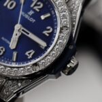 Hublot Fake Watch Big Bang One Click Dial Blue Custom Diamonds Moissanite 39mm - Image 4