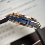 Hublot Big Bang One Click Replica Watch Blue Dial With Moissanite Diamond 39mm - Image 7