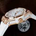 Hublot Big Bang One Click King Gold Replica Watches White Rubber Strap 39mm - Image 9