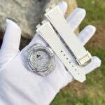 Hublot Big Bang One Click White Imitation Watches Custom Full Moissanite Diamonds 39mm - Image 2