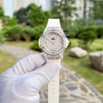 Hublot Big Bang One Click White Imitation Watches Custom Full Moissanite Diamonds 39mm - Image 3