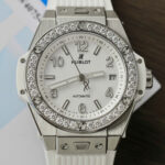Hublot Big Bang One Click Titanium Customs Moissanite Diamonds Bezel Replica Watch 39mm - Image 6
