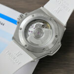 Hublot Big Bang One Click Titanium Customs Moissanite Diamonds Bezel Replica Watch 39mm - Image 9