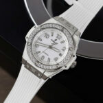 Hublot Big Bang One Click Titanium Customs Moissanite Diamonds Bezel Replica Watch 39mm - Image 3