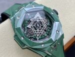 Hublot Big Bang Sang Bleu II Replica Watch Ceramic Green 44mm - Image 4