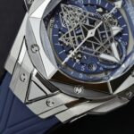 Hublot Big Bang Sang Bleu II Blue Fake Watch Rubber Strap 45mm - Image 6