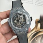 Hublot Best Replica Watch Big Bang Sang Bleu II Gray Ceramic BBF 45mm