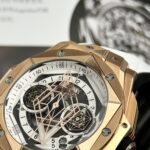 Hublot Best Replica Watch Big Bang Sang Bleu II King Gold White Dial BBF 45mm - Image 5