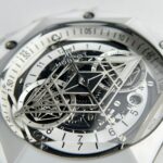 Hublot Big Bang Sang Bleu II Replica Watch White Ceramic Rubber Strap 45mm - Image 2