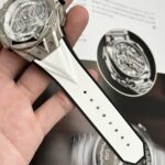 Hublot Replica Watches Big Bang Sang Bleu II Titanium White Dial BBF 45mm - Image 8