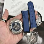 Hublot Replica Watch Big Bang Sang Bleu II Titanium Blue Dial BBF 45mm - Image 2