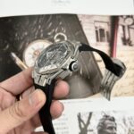 Hublot Replica Watch Big Bang Sang Bleu II Titanium Black Dial BBF 45mm - Image 4