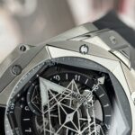 Hublot Replica Watch Big Bang Sang Bleu II Titanium Black Dial BBF 45mm - Image 6