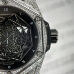 Hublot Big Bang Sang Bleu Replica Watch With Diamonds 45mm - Image 4