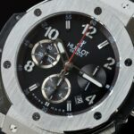 Hublot Big Bang Titanium Fake Watch Black Dial Rubber Strap 42mm - Image 4
