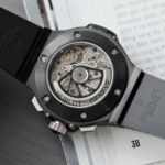 Hublot Big Bang Titanium Black Fake Watch Rubber Strap 42mm - Image 9