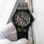 Hublot Big Bang Titanium Black Fake Watch Rubber Strap 42mm