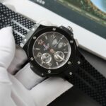 Hublot Big Bang Titanium Black Fake Watch Rubber Strap 42mm - Image 2