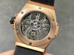 Hublot Big Bang Tourbillon Skeleton Dial Best Replica Watches Fabric Strap 45mm - Image 7