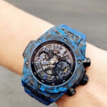 Hublot Big Bang Unico Blue Carbon Replica Watches Best Quality Fabric Strap 45mm - Image 7
