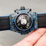 Hublot Big Bang Unico Blue Carbon Replica Watches Best Quality Fabric Strap 45mm - Image 5