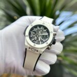 Hublot Best Replica Watch Big Bang Unico White Ceramic Rubber Strap BBF Factory 42mm - Image 3