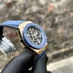Hublot Replica Watch Big Bang Unico King Gold Blue Ceramic Benzel 44mm - Image 5