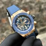 Hublot Replica Watch Big Bang Unico King Gold Blue Ceramic Benzel 44mm - Image 2