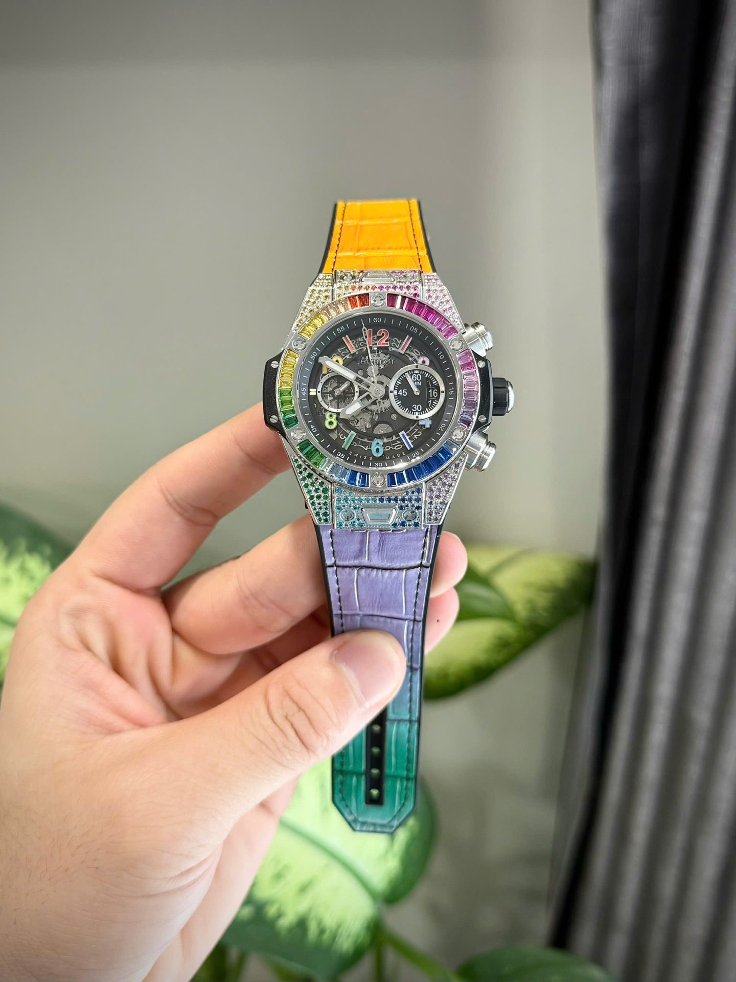 Dong-Ho-Hublot-Big-Bang-Unico-Rainbow-Titanium-Replica-11-Nha-May-BBF-45mm-2.jpg Hublot Big Bang Unico Rainbow Titanium Replica 11 Watch BBF Factory 45mm - Image 1
