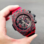 Hublot Big Bang Unico Red Carbon Replica Watches Best Quality Fabric Strap 45mm - Image 4