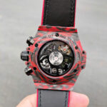 Hublot Big Bang Unico Red Carbon Replica Watches Best Quality Fabric Strap 45mm - Image 5