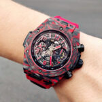 Hublot Big Bang Unico Red Carbon Replica Watches Best Quality Fabric Strap 45mm - Image 8