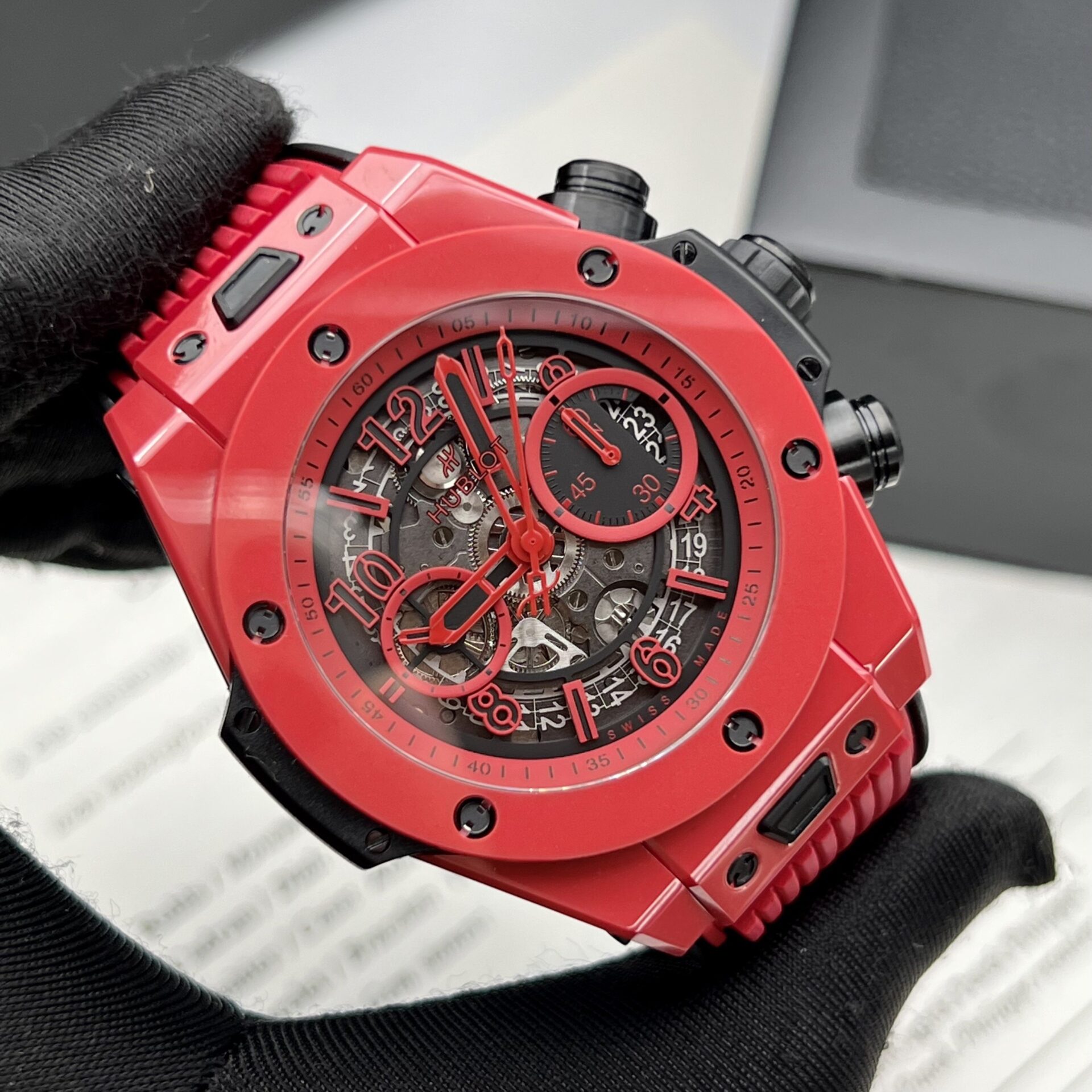 Dong-Ho-Hublot-Big-Bang-Unico-Red-Magic-Replica-Nha-May-BBF-42mm-1.jpg Hublot Big Bang Unico Red Magic Replica Watch BBF Factory 42mm - Image 1