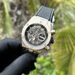 Hublot Replica Watches Big Bang Unico Titanium Black Rubber Strap 44mm - Image 3