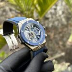 Hublot Replica Watch Big Bang Unico Titanium Blue Dial Rubber Strap 44mm - Image 4