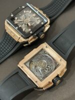 Hublot Big Big Square Best Replica Watch Rose Gold Black Bezel 42mm - Image 6