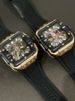 Hublot Big Big Square Best Replica Watch Rose Gold Black Bezel 42mm - Image 2