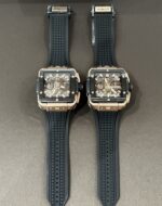 Hublot Big Big Square Best Replica Watch Rose Gold Black Bezel 42mm