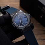 Hublot Classic Fusion Ceramic Blue Dial Rubber Strap GS Factory 42mm