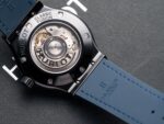 Hublot Classic Fusion Ceramic Blue Dial Replica Watch Leather Strap GS Factory 42mm - Image 8