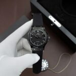 Hublot Classic Fusion Ceramic Black Rubber Strap Replica Watch 42mm