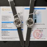 Hublot Classic Fusion Replica Watch Custom Moissanite Diamonds Gray 33mm